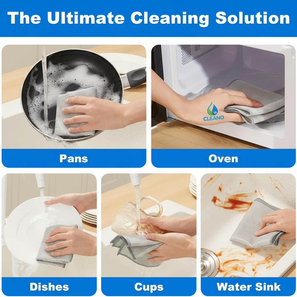 Multifunctional Wire Dishcloths - Scratch Free Cleaning (5 pcs)