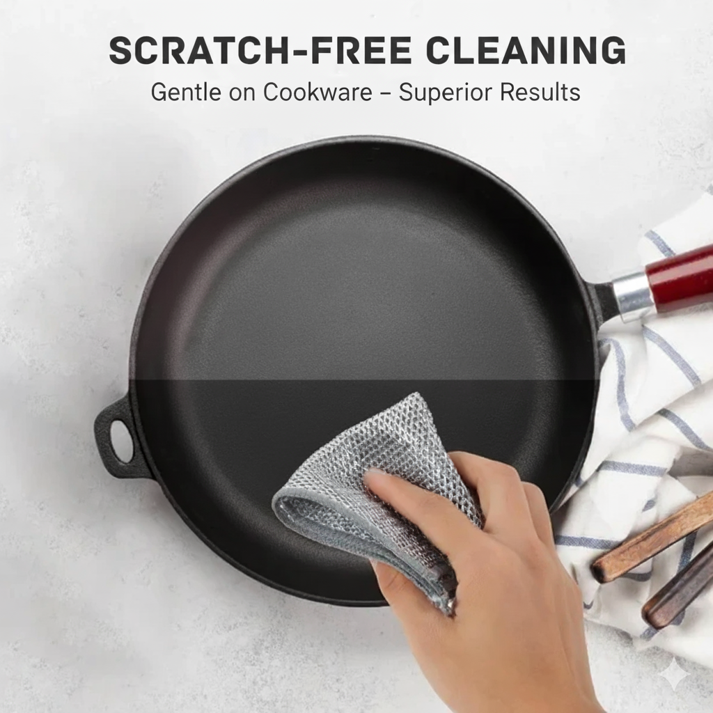 Multifunctional Wire Dishcloths - Scratch Free Cleaning (5 pcs)